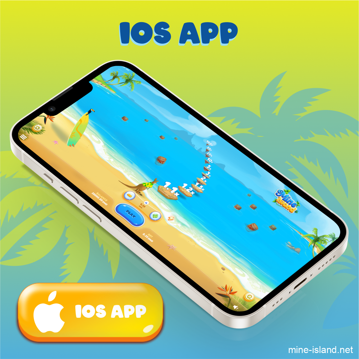 Mine Island iOS app install