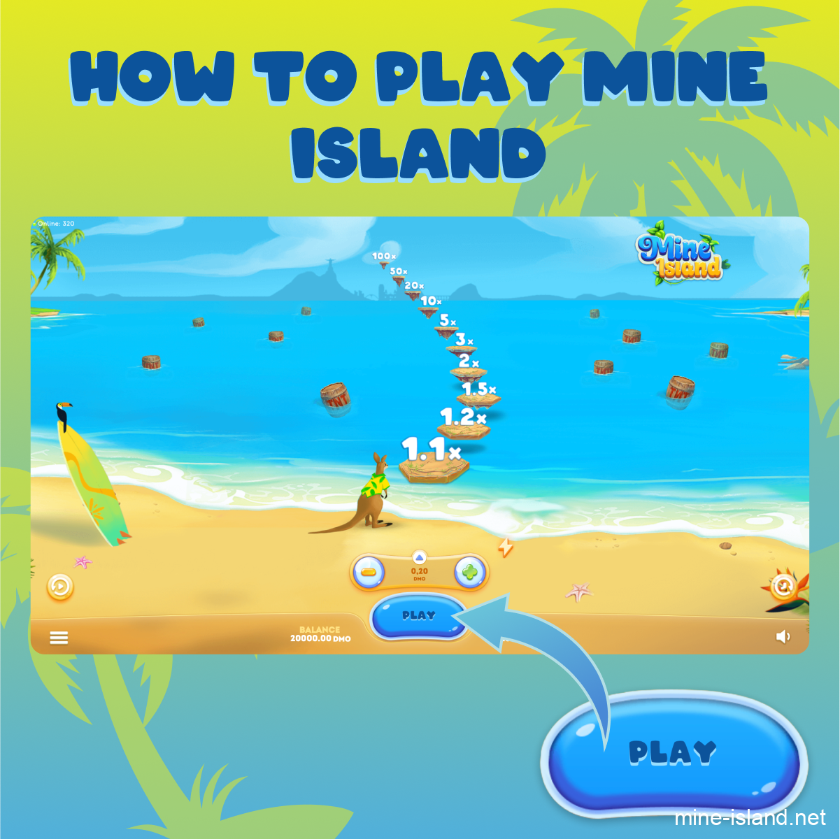How to play Mine Island