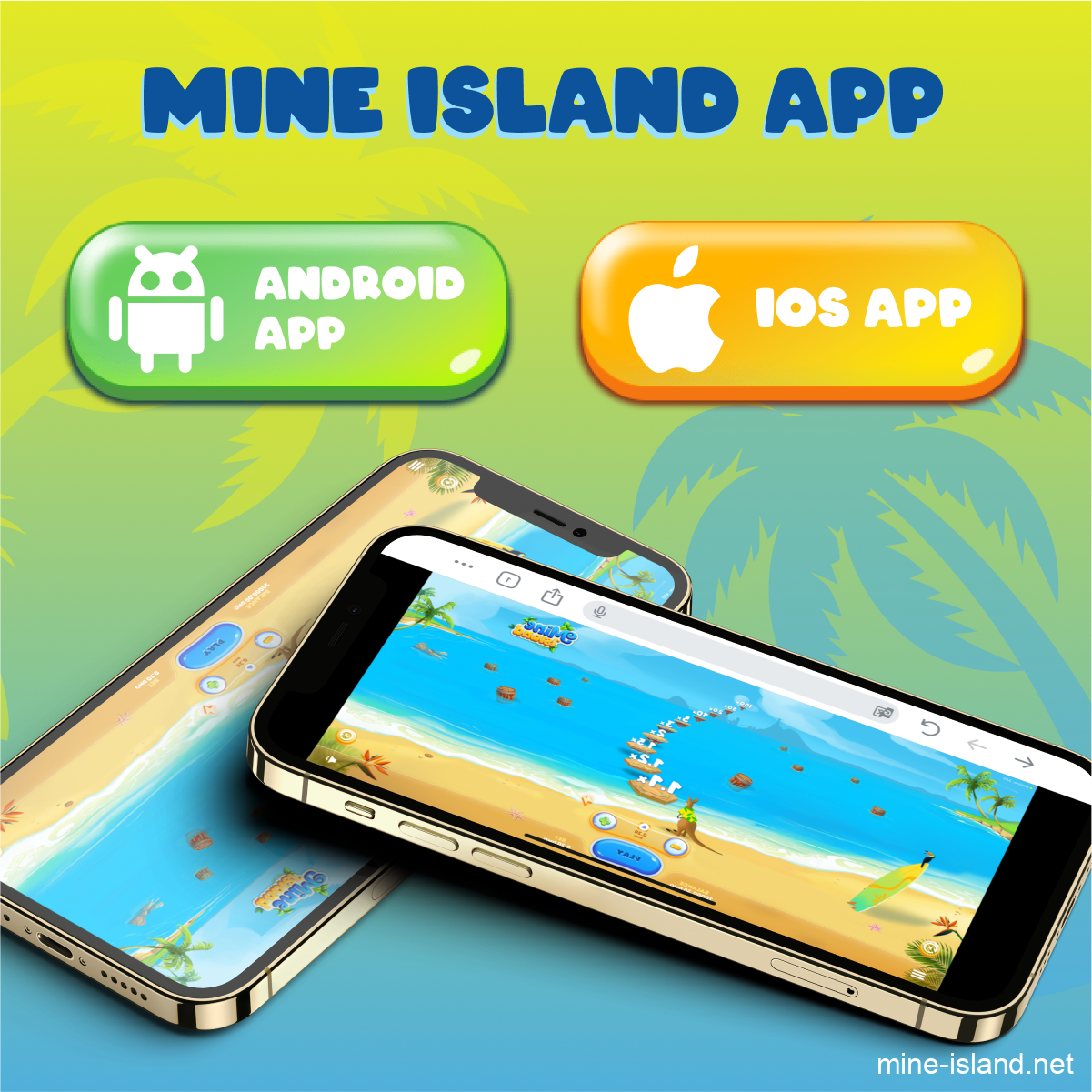 Mine Island mobile app guide