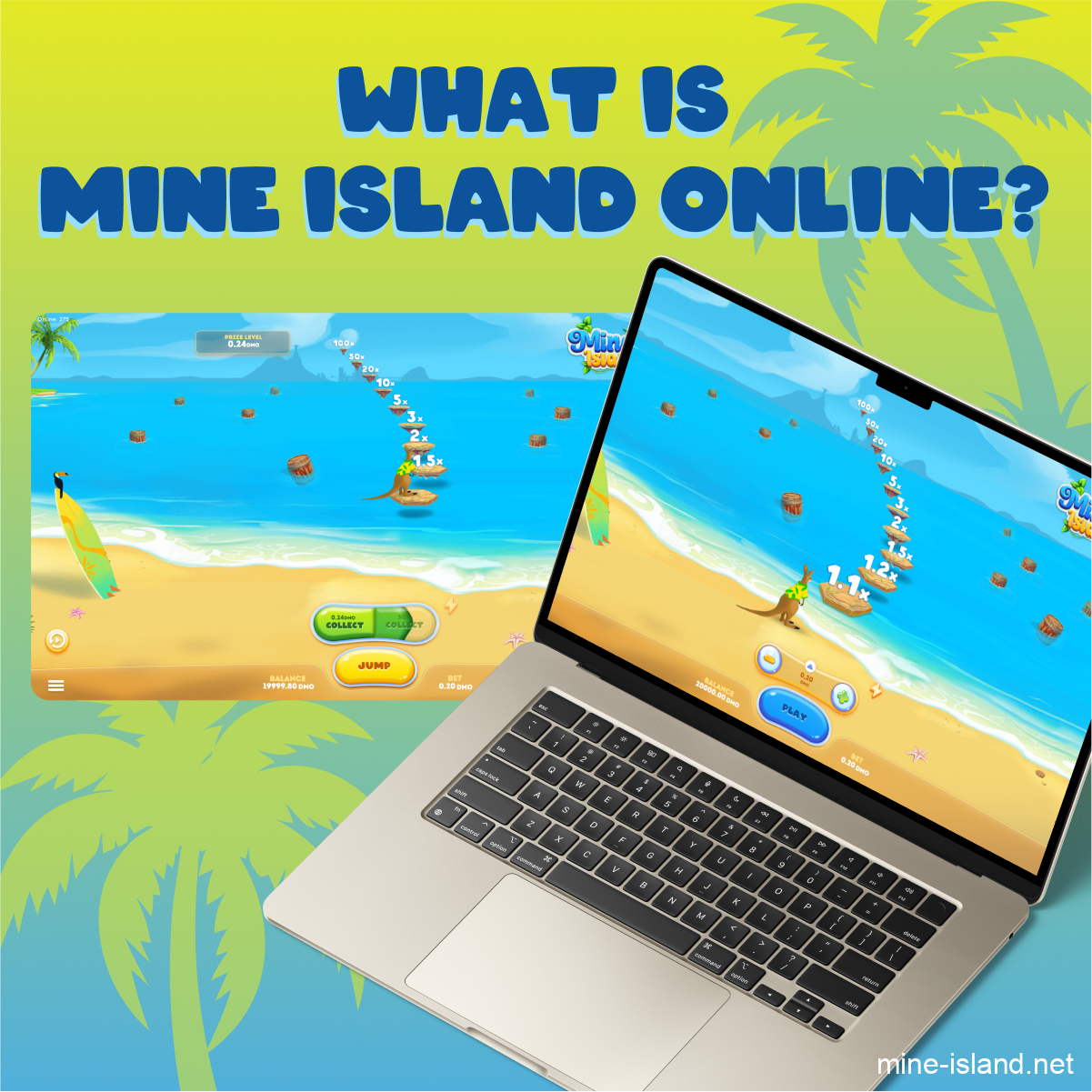 Mine Island online crash game by SmartSoft